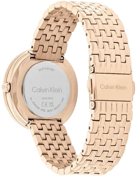 CALVIN KLEIN Twisted Bezel Analogue Watch For Women - 25100067