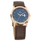 Titan Analog Blue Dial Day Date Leather Strap watch for Men NR1824WL01 / 1824WL01