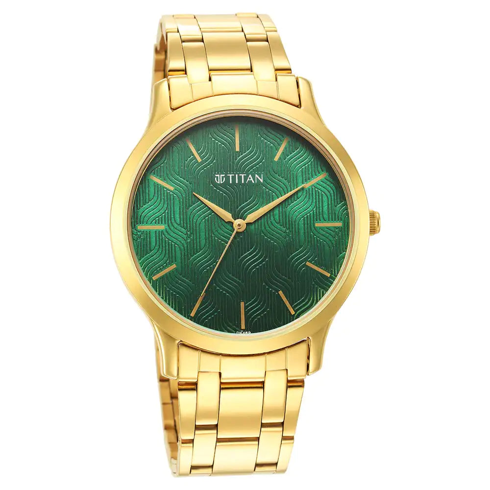 Karishma Radiance Green Dial Analog Watch for Men 1825YM07 / NS1825YM07