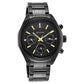 Titan Quartz Multifunction Black Dial Stainless Steel Strap Watch for Men NS1829NM02 / 1829NM02