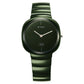 Titan Squircle Camo Quartz Analog Green Dial Ceramic Strap Watch For Unisex 1841qc05