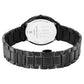 TITAN Edge Metal Black Dial Stainless Steel Strap Watch 1843NM03 / NS1843NM03