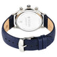 Titan Sapphire Multifunction Quartz Analog with Day and Date Blue Dial Leather Strap Watch for Men 1874SL02