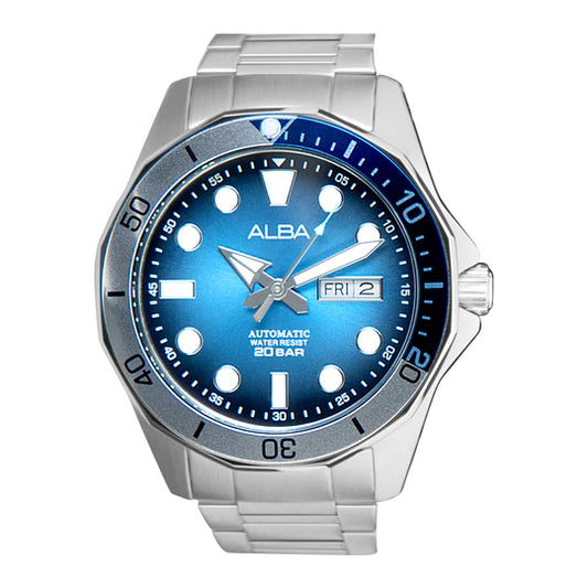 Light Blue & Black Gradation Dial Automatic Watch AL4549X1