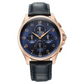 Titan Classic Chrono Blue Dial Leather Watch for Men 90169WL01