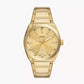 Everett Three-Hand Date Gold-Tone Stainless Steel Watch FS5965