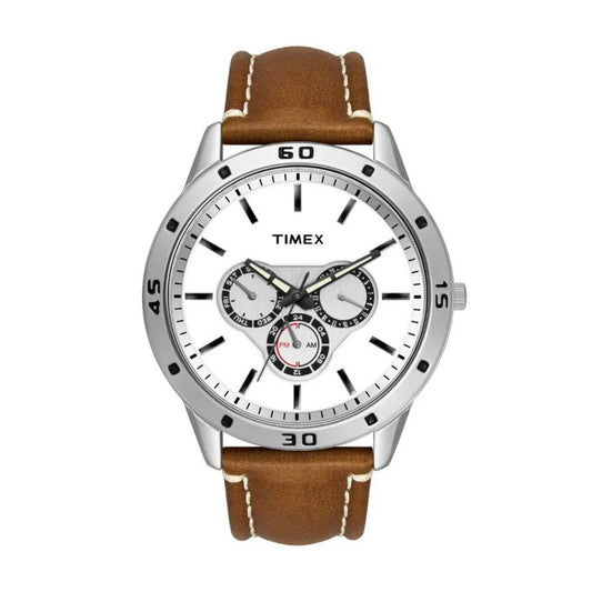 TIMEX ANALOG SILVER DIAL MEN'S WATCH TW000U911