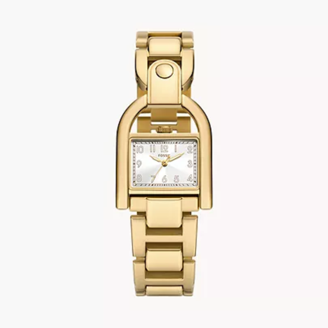 Harwell Three-Hand Gold-Tone Stainless Steel Watch ES5327