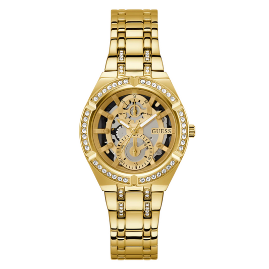 Guess Ladies Gold Tone Multi-function Watch GW0604L2