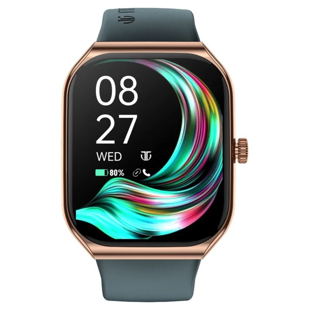 Titan Smart Watch with 1.96 Inch AMOLED Display | 410 x 502 Pixel Resolution | AI Voice Assistant | Multiple Menu Styles 90188AP03