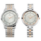 Titan Bandhan Quartz Analog Silver Dial Stainless Steel Strap Watch for Couple 17732603KM01 / NS17732603KM01P