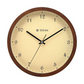 Classic Brown Colour Wooden Wall Clock with Silent Sweep - 30 cm x 30 cm (Medium) W0063WA01