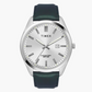 E Class Male Silver Analog Leather Watch TWTG10407