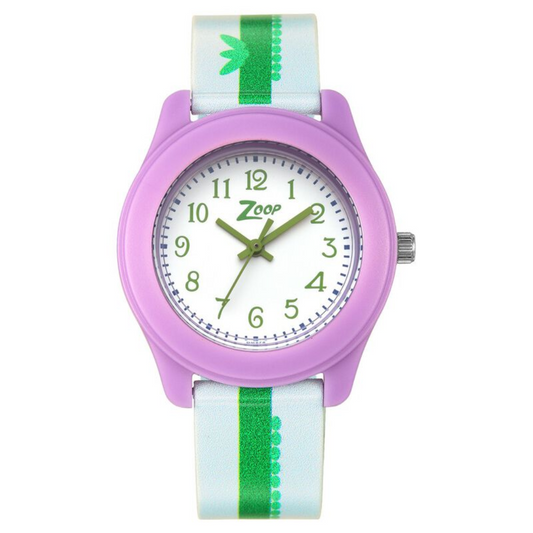 Zoop By Titan Friends From Nature White Dial Plastic Strap for Kids NR26019PP33