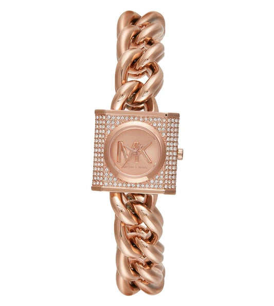 MICHAEL KORS Mk Chain Lock Analog Watch for Women MK4827