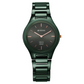 Titan Edge Ceramic Quartz Analog Green Dial Ceramic Strap Watch for Women 2653QC06 / NS2653QC06