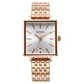 Titan Minimalists Quartz Analog with Date Silver Dial Rose Gold Stainless Steel Strap Watch for Women 94205WM02 / NS94205WM02