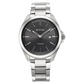 Titan Titanium Quartz Analog Black Dial Stainless Steel Strap Watch for Men 90177TM03