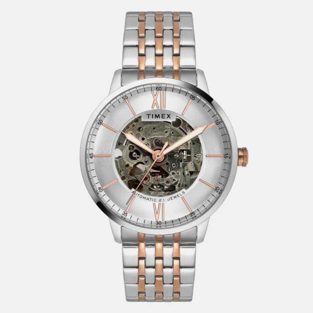 E Class Male Silver Analog Stainless Steel Watch TWEG23503