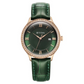 Titan Bright Leathers Green Dial Analog with Date Leather Strap Watch for Women 95247WL02 / NS95247WL02