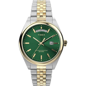 Timex Trend Men Green Round Dial Analog Watch - TW2W42800UJ