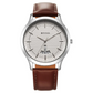 Titan Karishma Quartz Analog Silver Dial Leather Strap Watch for Men 1825SL15