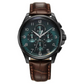 Titan Classic Chrono Blue Dial Quartz Multifunction Leather Strap watch for Men 90169NL01 / NS90169NL01