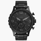 Nate Chronograph Black Stainless Steel Watch JR1401