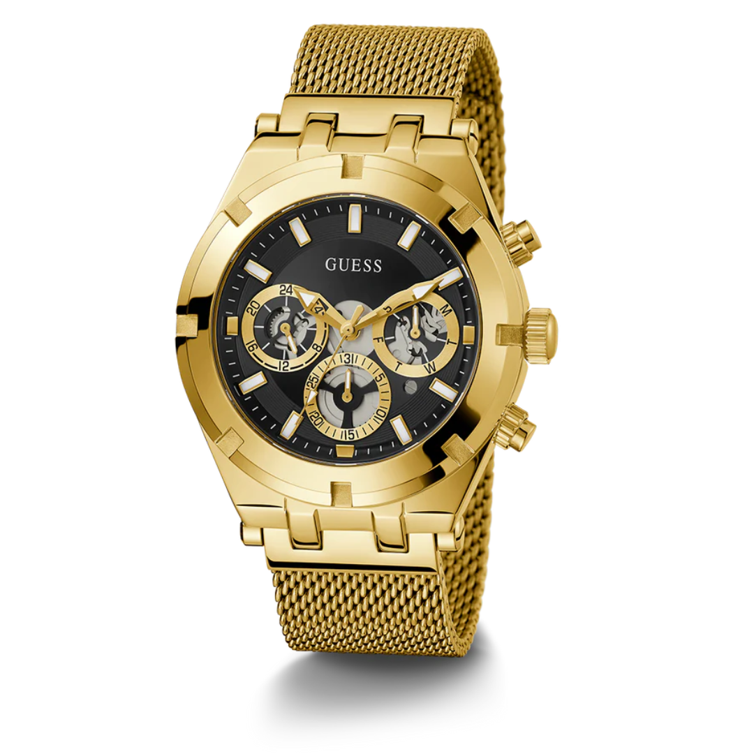 Guess Men's Gold Tone Multi-function Watch GW0582G2