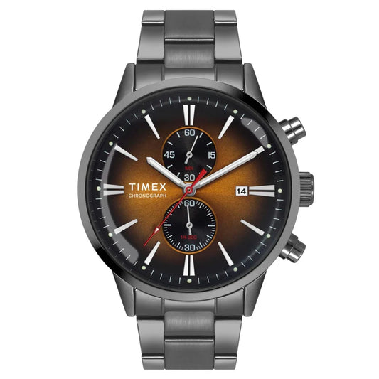 Timex Cosmic Awe Men Chronograph Round Dial Orange Watch - TWEG19932