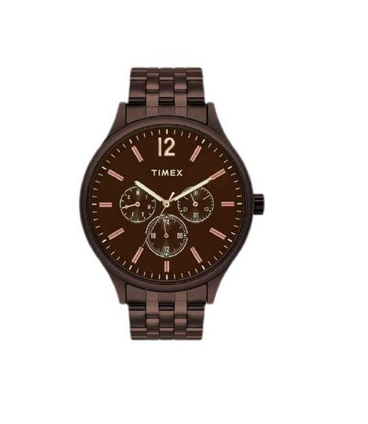 Timex Men Brown Dial Brown Bracelet Analog Watch - TWEG18436