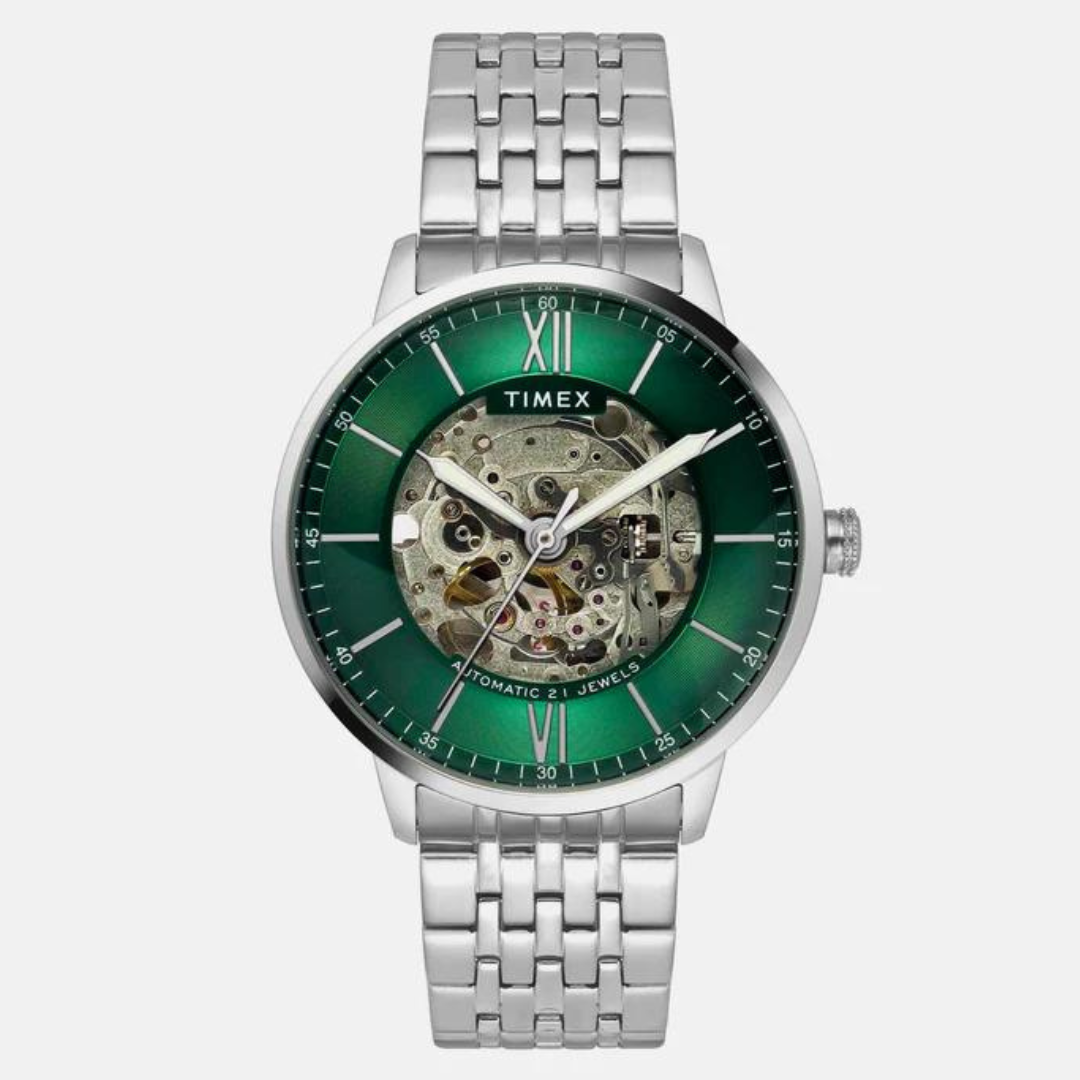 E Class Male Green Analog Stainless Steel Watch TWEG23502