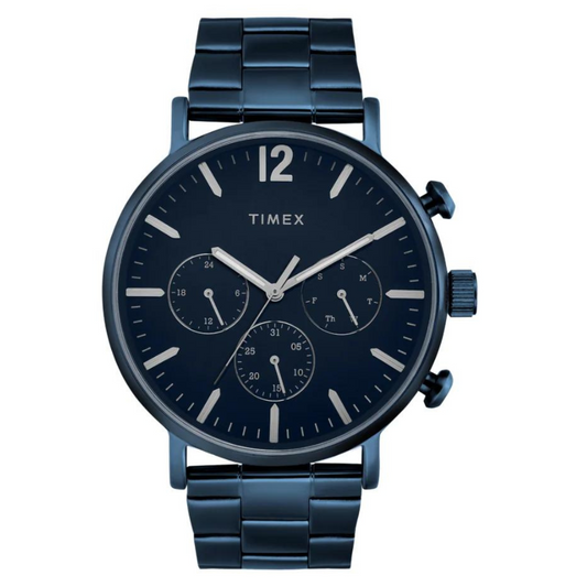 Timex Men Blue Round Multifunction Dial Watch- TWEG20028