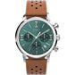 Timex Men Green Analog Round Stainless Steel Dial Watch - TW2W10100UJ