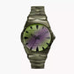 Diesel D-Sruptor Three-Hand Green Stainless Steel Watch DZ2215