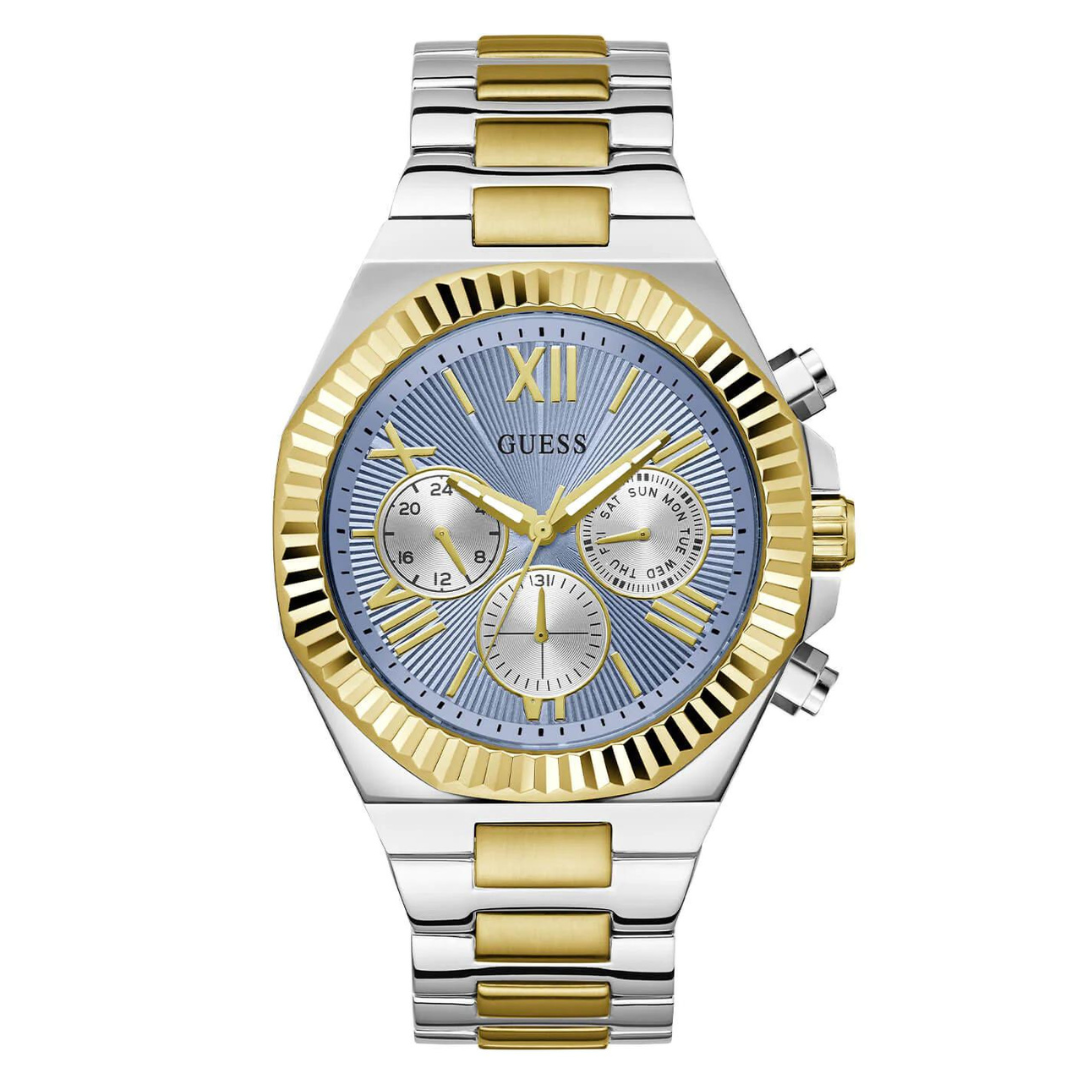 Silver And Gold Equity Blue Link Watch GW0703G3