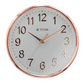 Titan Classic White Metallic Finish Wall Clock with Silent Sweep Technology - 30 cm x 30 cm (Medium) NCW0001PA02A