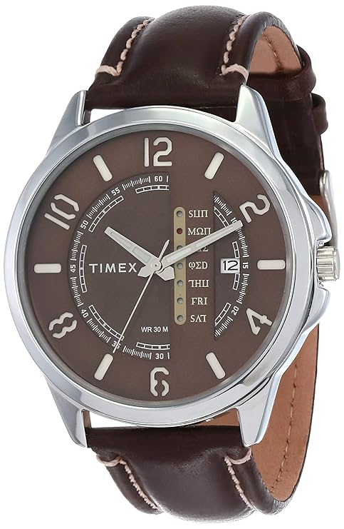 Timex Analog Brown Dial Men's Watch-TWEG16503