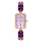 TIMEX FRIA WOMEN'S PURPLE DIAL ROUND CASE 2 HANDS FUNCTION WATCH TWEL16901