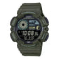 Casio Men's Black Digital Resin Watch YOUTH WS-1500H-3BVDF - D350