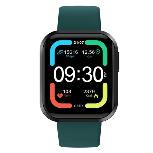 Timex IConnect Calling Smartwatch|1.83" TFT Display With 240x284 Pixel Resolution|Single Sync Bluetooth Calling|AI Voice Assist|100+ Sports Modes|200+ Watchfaces|Upto 7 Days Battery (Normal Usage) - TWIXW203T