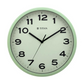 Contemporary Light Green Wall Clock with Silent Sweep Technology - 30 cm x 30 cm (Medium) W0044PA01A