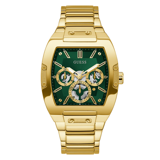 Guess Men's Gold Tone Multi-function Watch GW0456G3