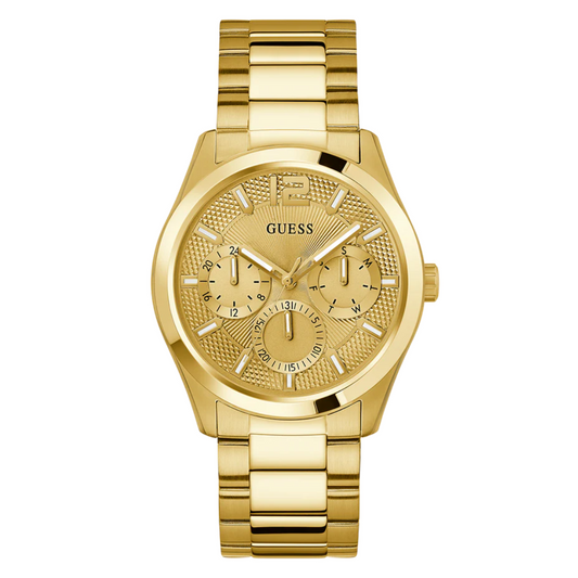 Guess Men's Gold Tone Multi-function Watch GW0707G3