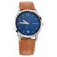 Titan Workwear Blue Dial Analog with Date Leather Strap watch for Men 1806SL02 / NS1806SL02