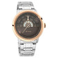 Titan Grandmaster Brown Dial Analog Stainless Steel Strap Watch for Men NS1828KM02 / 1828KM02