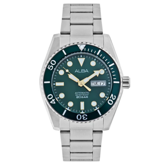 Alba Green Dial Mechanical AL4287X1