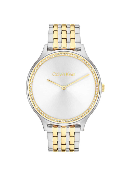 Calvin Klein Women Quartz Analog Silver Dial Stainless Steel Watch 25100002