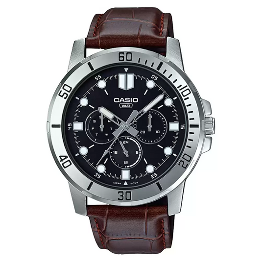 Brown Leather - Men's Watch MTP-VD300L-1EUDF(A1751)