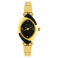 Black Dial Golden Stainless Steel Strap Watch NR8069YM04